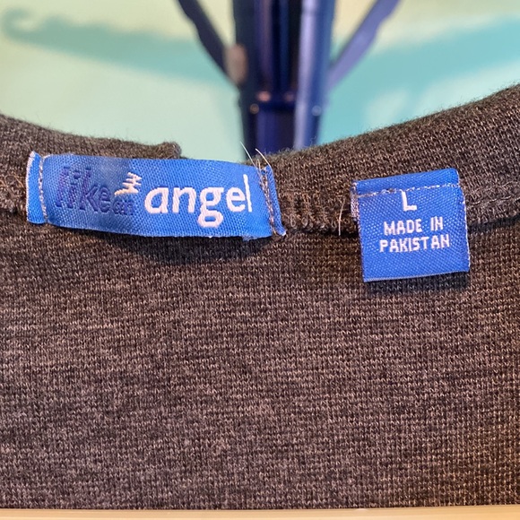 NWOT Like An Angel Vintage Juniors Large Short Sleeved Hoodie & Capri Pants Set - Picture 4 of 15